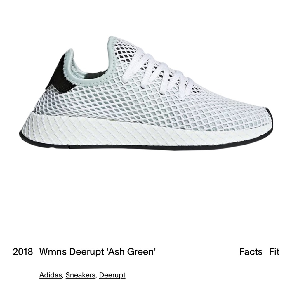Adidas 2018
Wmns Deerupt 'Ash Green'